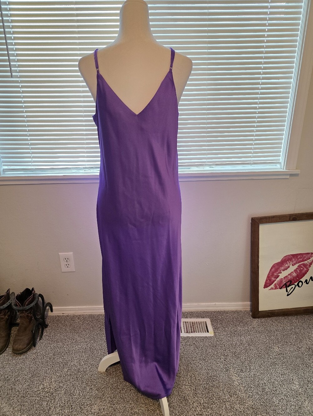 A New Day Purple Slip Maxi Dress